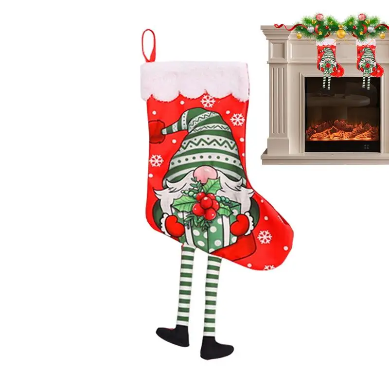 Christmas Stocking Ornaments Cute Large Gnome Christmas Stocking Long Leg Decorative Christmas Tree Decorations Wall Window
Christmas Stocking Ornaments Cute Large Gnome Christmas Stocking Long Leg Decorative Christmas Tree Decorations Wall Window