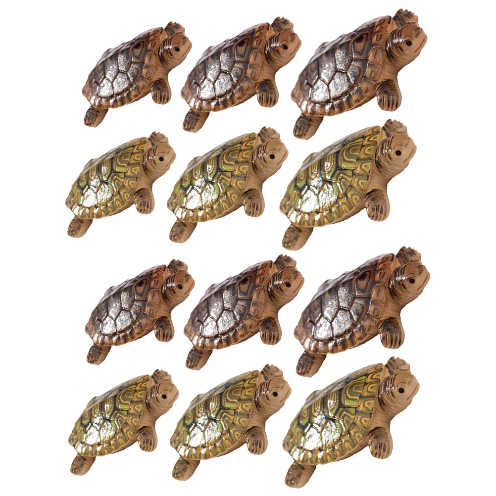 12Pcs Mini Turtle Floating Decorations Aquarium Fish Tank Micro Landscape Tiny Animal Ornaments Garden Fish Tank Accessories
12Pcs Mini Turtle Floating Decorations Aquarium Fish Tank Micro Landscape Tiny Animal Ornaments Garden Fish Tank Accessories