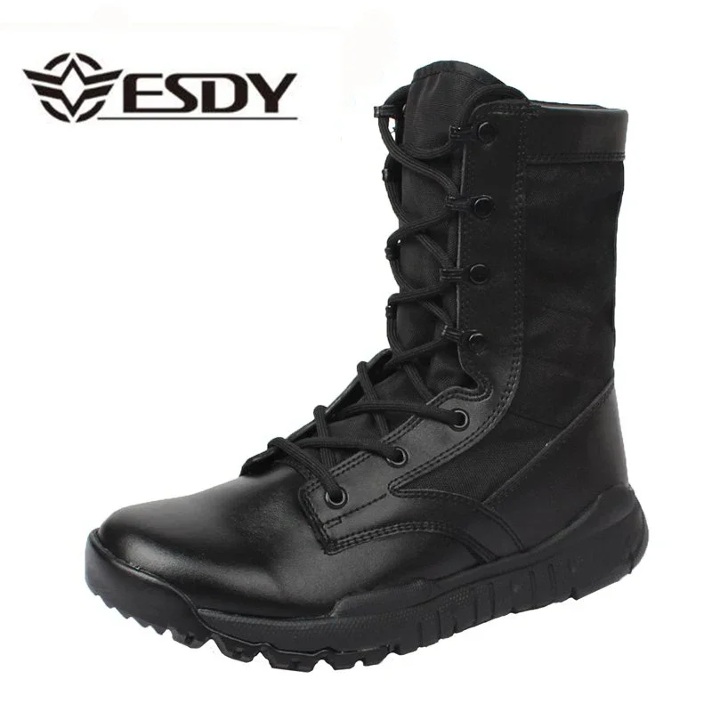 Men Ankle Work Boots Combat Shoes Super Light Tactics Boots Desert Shoes Breathable Boots Black High Top Men's Shoes
Men Ankle Work Boots Combat Shoes Super Light Tactics Boots Desert Shoes Breathable Boots Black High Top Men's Shoes