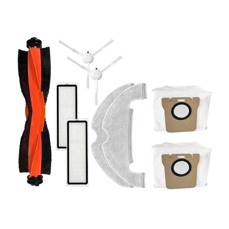 For Xiaomi Robot Vacuum X10 / B102GL Roller Hepa Filter Mop Cloths Rag Dust Bag Replacement Spare Part Accessory
For Xiaomi Robot Vacuum X10 / B102GL Roller Hepa Filter Mop Cloths Rag Dust Bag Replacement Spare Part Accessory