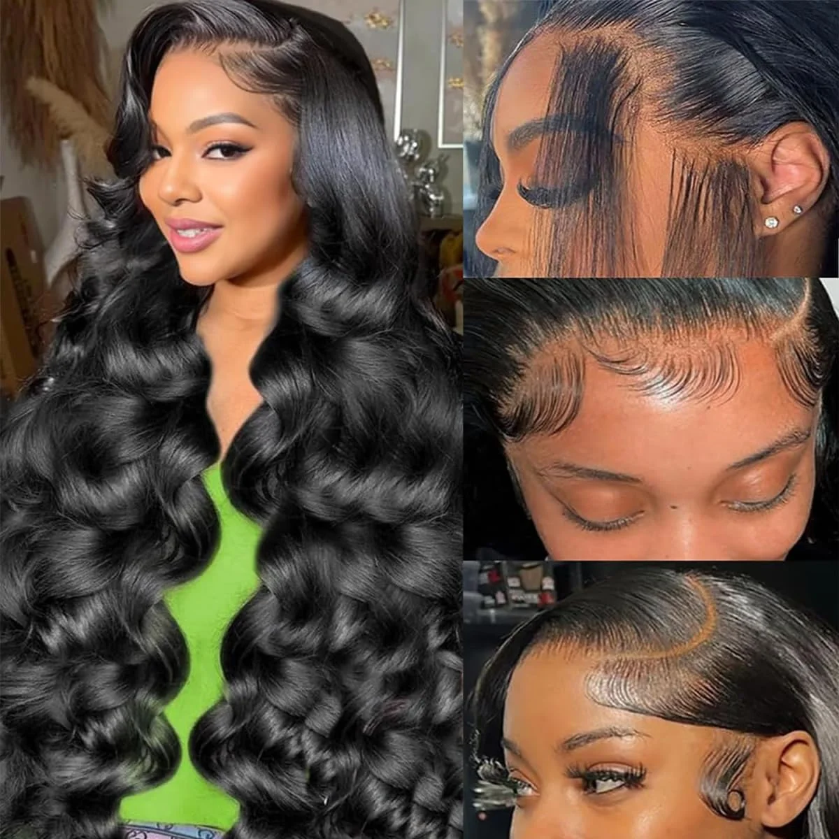 100% Real Raw 30 40Inch 13x6 Hd Body Wave Lace Front Wig Human Hair Wigs Brazilian 250% 13x4 Hd Lace Frontal Wig For Black Women
100% Real Raw 30 40Inch 13x6 Hd Body Wave Lace Front Wig Human Hair Wigs Brazilian 250% 13x4 Hd Lace Frontal Wig For Black Women
