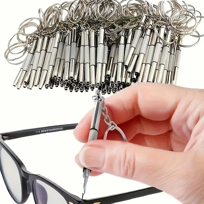 Steel Glasses Screwdriver Eyeglass Screwdriver Watch Repair Kit with Keychain Portable Hand Tools Precision Screwdriver Tools
Steel Glasses Screwdriver Eyeglass Screwdriver Watch Repair Kit with Keychain Portable Hand Tools Precision Screwdriver Tools