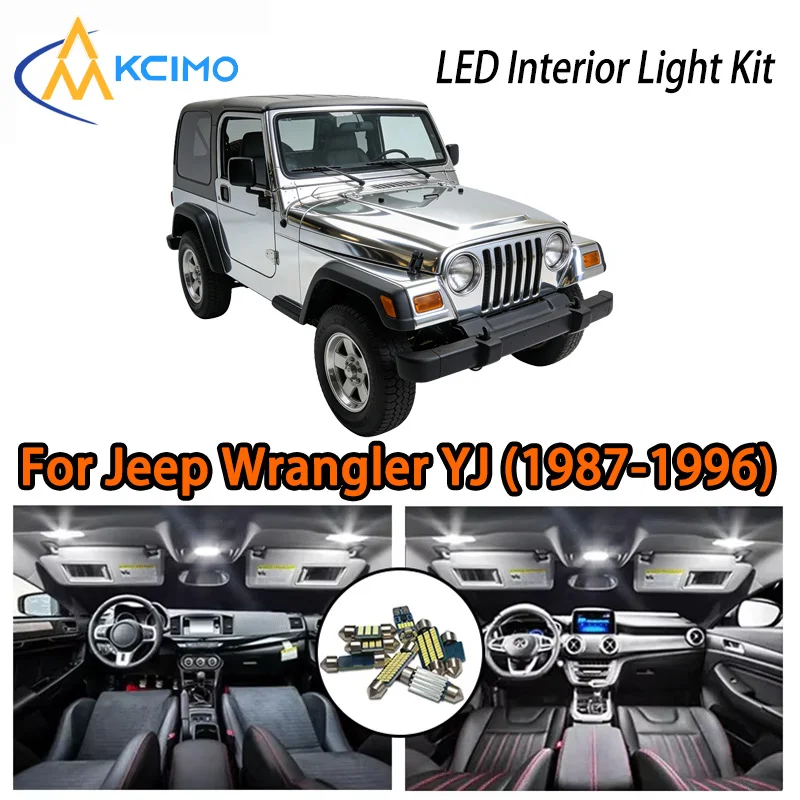 KCIMO For Jeep Wrangler YJ (1987-1996) Premium LED Interior Kit - 2 Colors , Quick Installation, Long-Lasting
KCIMO For Jeep Wrangler YJ (1987-1996) Premium LED Interior Kit - 2 Colors , Quick Installation, Long-Lasting