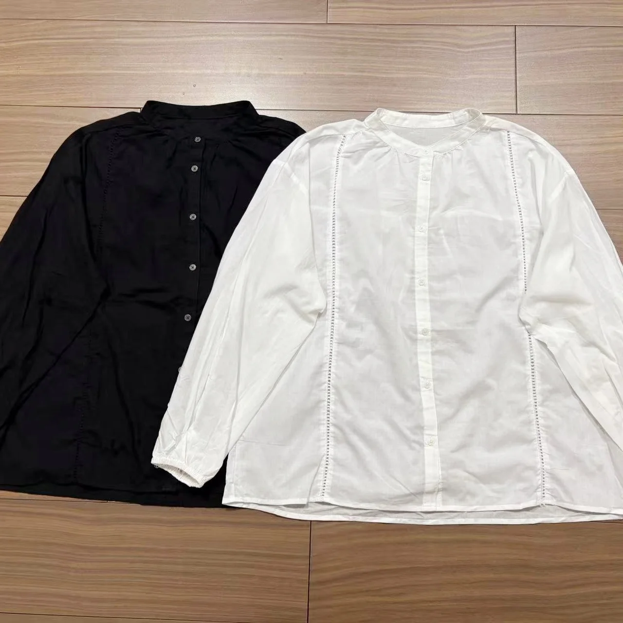 Sweet Style Hollow out Long Sleeve Pure Cotton Loose Fit round Neck Slimming Shirt for Women Breathable Comfortable Spring Ne...
Sweet Style Hollow out Long Sleeve Pure Cotton Loose Fit round Neck Slimming Shirt for Women Breathable Comfortable Spring Ne...