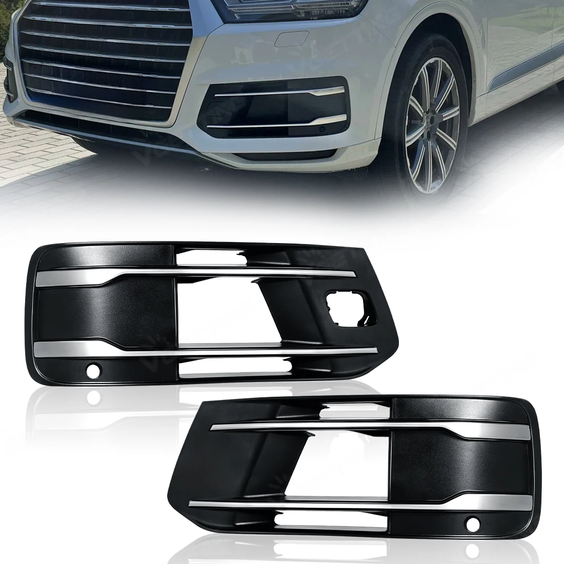 Для Audi Q7 2016 2017 2018 2019 левая/правая крышка противотуманной фары, передняя противотуманная фара, черная решетка, рамка 4M0807681T 4M0807682T, автомобильные аксессуары
Для Audi Q7 2016 2017 2018 2019 левая/правая крышка противотуманной фары, передняя противотуманная фара, черная решетка, рамка 4M0807681T 4M0807682T, автомобильные аксессуары