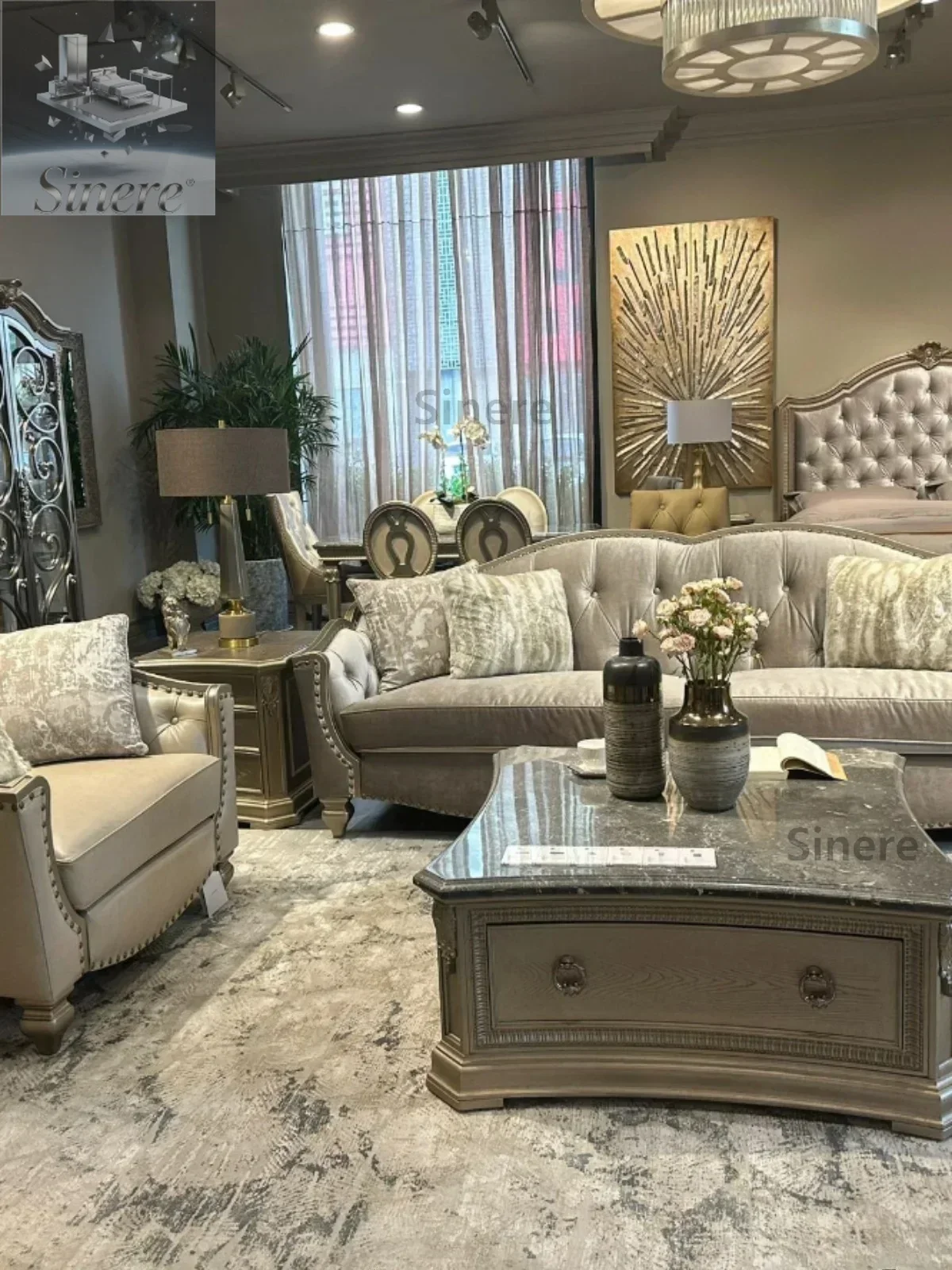 American solid wood sofa art Zhuyuan villa living room modern light luxury French retro carved single three-person sofa
American solid wood sofa art Zhuyuan villa living room modern light luxury French retro carved single three-person sofa