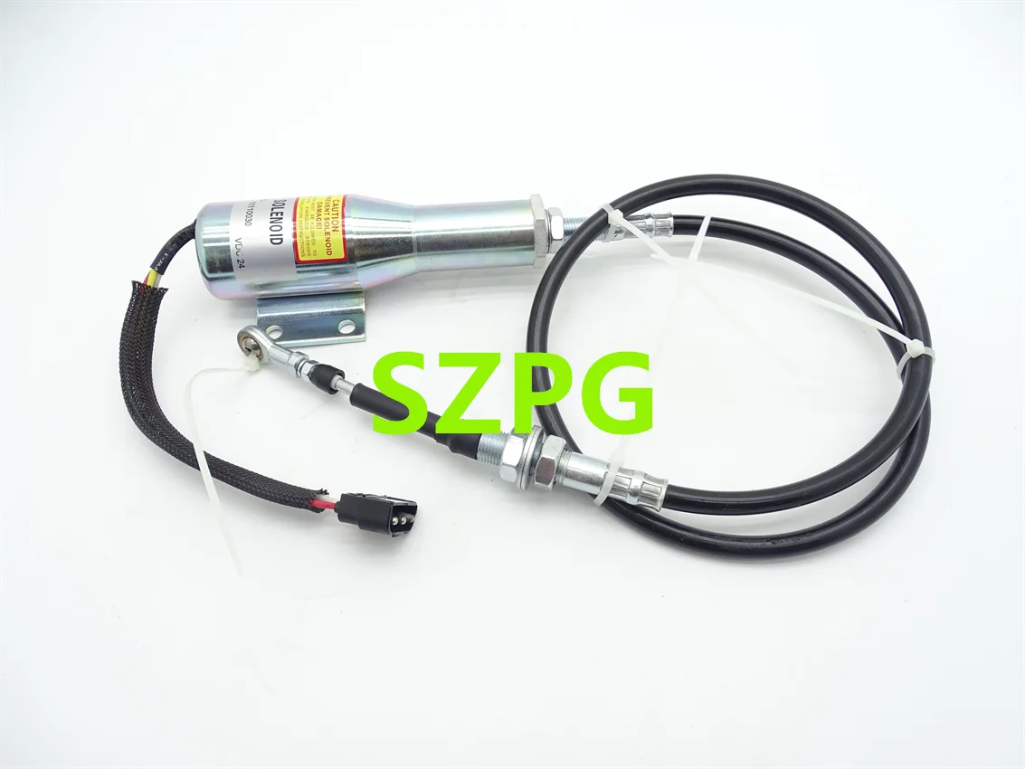 24V 11110030 SA-4646-24 For L70 Stop Solenoid L90 L120 Shut Off Solenoid L150 L180 Shutdown Solenoid Valve Excavator
24V 11110030 SA-4646-24 For L70 Stop Solenoid L90 L120 Shut Off Solenoid L150 L180 Shutdown Solenoid Valve Excavator