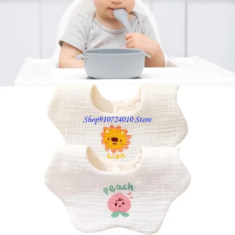 77HD Cartoon Pattern Cotton Drooling Apron Baby Burp Cloths Feeding Bib Rotating
77HD Cartoon Pattern Cotton Drooling Apron Baby Burp Cloths Feeding Bib Rotating
