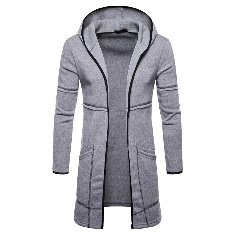 2024 New High Street Middle Length Large Pocket Hooded Cardigan Men's Solid Color Zipper Long Sleeve Hoodies Clothing For Man
2024 New High Street Middle Length Large Pocket Hooded Cardigan Men's Solid Color Zipper Long Sleeve Hoodies Clothing For Man