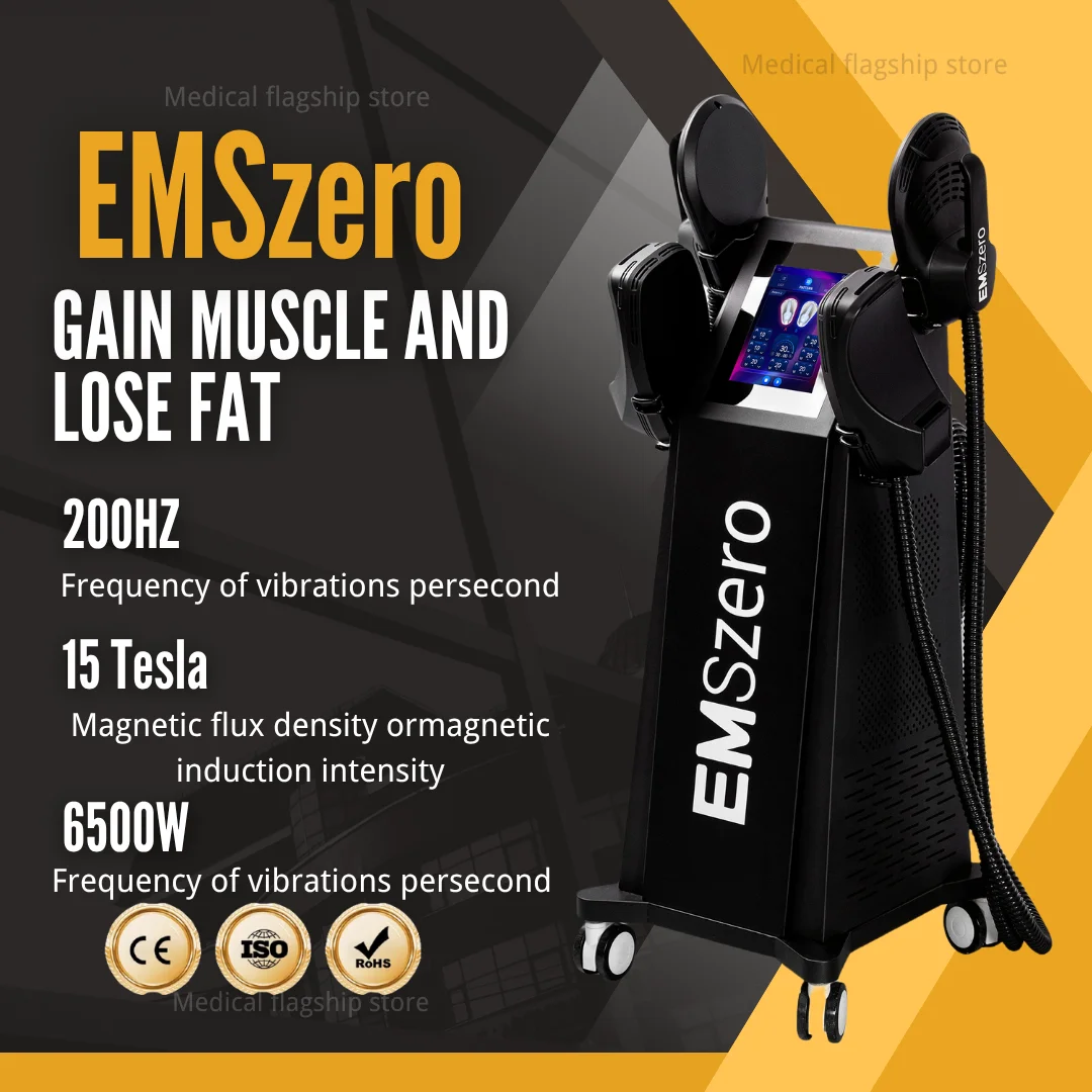 EMSzero BodySculptMachine15Tesla6500w200HZ EMS RF Fat Slimming Burning Muscle Stimulation Body Sculpting Electromagnetic Therapy
EMSzero BodySculptMachine15Tesla6500w200HZ EMS RF Fat Slimming Burning Muscle Stimulation Body Sculpting Electromagnetic Therapy