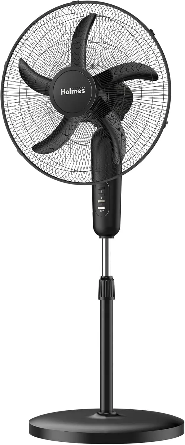 18 Inch Oscillating Stand Fan 3 Speed Powerful Airflow Adjustable Height 30 Degree Tilt Wide Angle Quiet Cooling for Bedroom
18 Inch Oscillating Stand Fan 3 Speed Powerful Airflow Adjustable Height 30 Degree Tilt Wide Angle Quiet Cooling for Bedroom