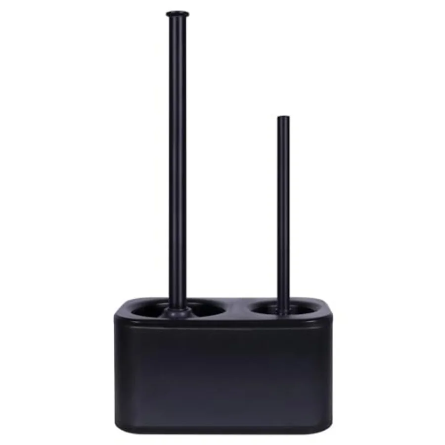 Toilet Brush and Plunger Set with Holder, Sleek Minimalist Modern Bathroom Accessories Toilet Plunger and Toilet Bowl Brush Com
Toilet Brush and Plunger Set with Holder, Sleek Minimalist Modern Bathroom Accessories Toilet Plunger and Toilet Bowl Brush Com
