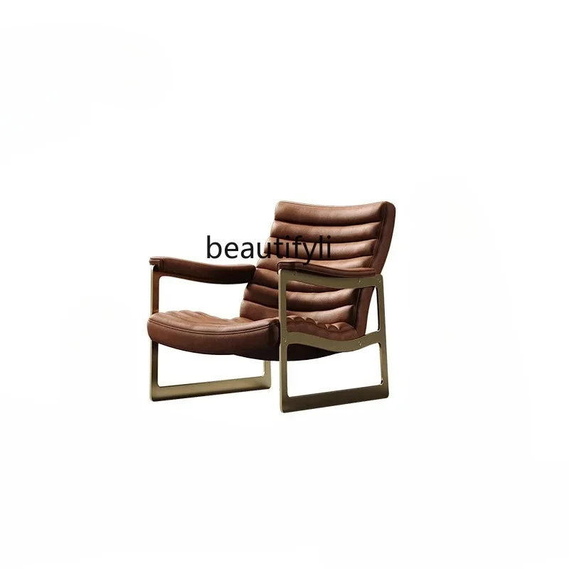 A57 Italian light luxury leisure chair villa mansion leather sofa chair designer new single leisure chair
A57 Italian light luxury leisure chair villa mansion leather sofa chair designer new single leisure chair