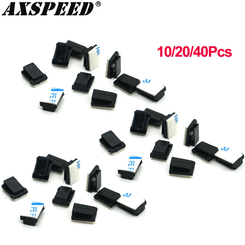 AXSPEED 10/20/40 шт. RC автомобильные зажимы для кабеля фиксированные самоклеящиеся зажимы для управления шнуром держатель провода органайзер зажим зажимы для светильника
AXSPEED 10/20/40 шт. RC автомобильные зажимы для кабеля фиксированные самоклеящиеся зажимы для управления шнуром держатель провода органайзер зажим зажимы для светильника