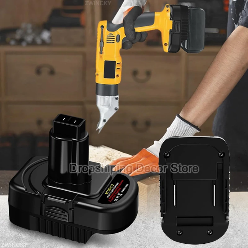 Литий-ионный аккумулятор Makita 18 В, конвертируемый в Ni-MH аккумулятор Dewalt 12 В, 14,4 В, адаптер аккумулятора для беспроводных электроинструментов
Литий-ионный аккумулятор Makita 18 В, конвертируемый в Ni-MH аккумулятор Dewalt 12 В, 14,4 В, адаптер аккумулятора для беспроводных электроинструментов