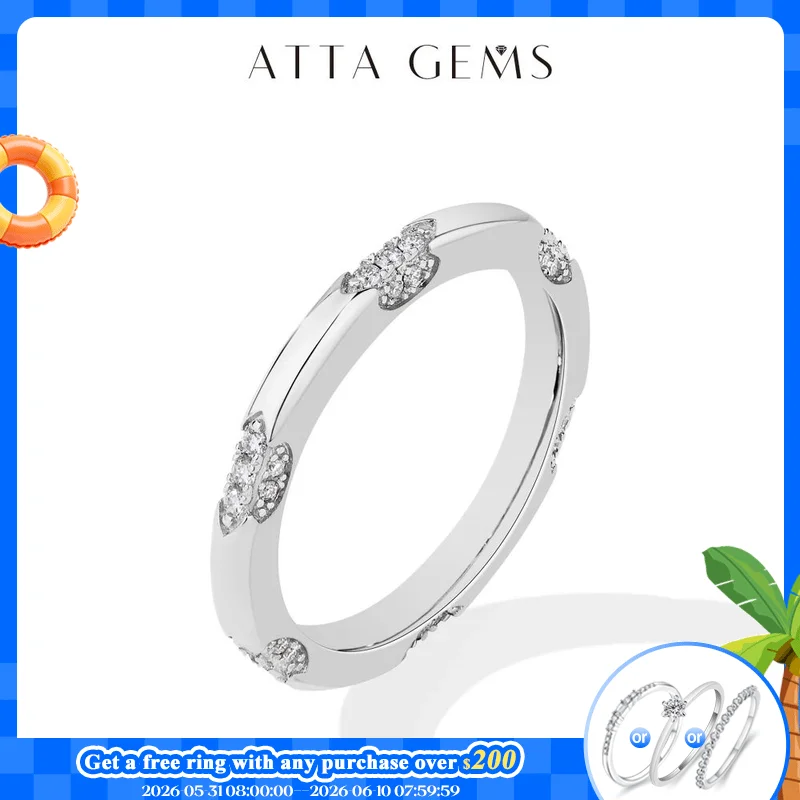 ATTAGEMS 2025 Simple Moissanite Rings Full D VVS1 Diamond S925 Sterling Silver Engagement Wedding Band for Women Men Daily Gifts
ATTAGEMS 2025 Simple Moissanite Rings Full D VVS1 Diamond S925 Sterling Silver Engagement Wedding Band for Women Men Daily Gifts