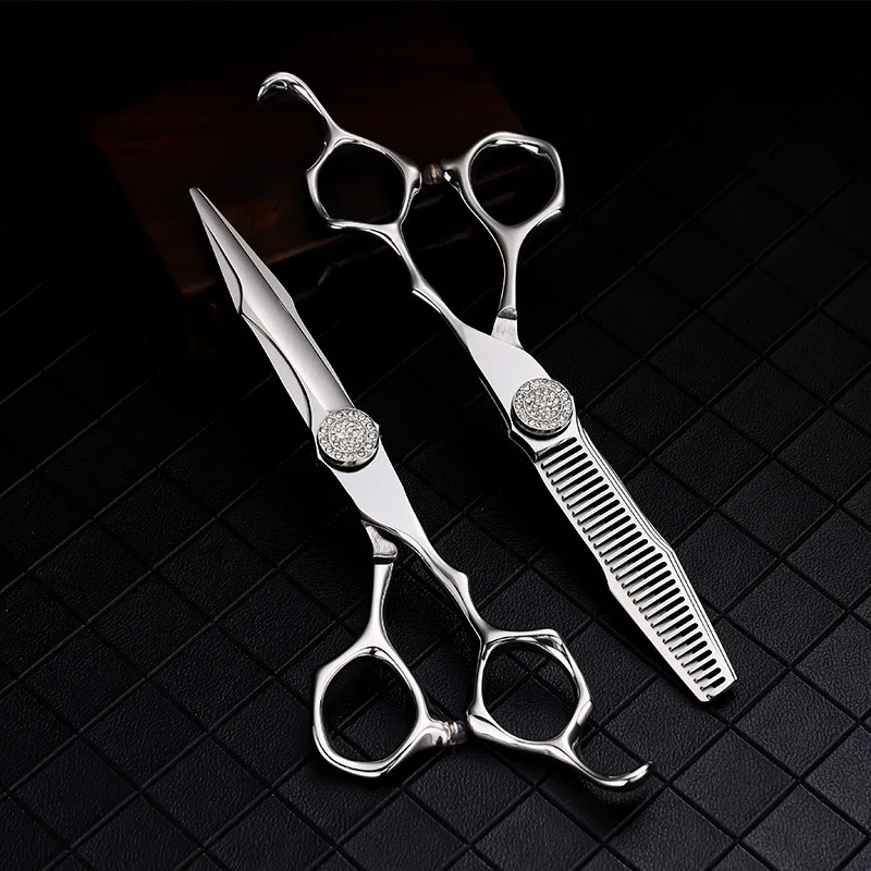 Hairdresser Scissors 6.0Inch Japan 440C Steel Hair Cutting Tools Barber Shears Hairdressing Thinning Scissors
Hairdresser Scissors 6.0Inch Japan 440C Steel Hair Cutting Tools Barber Shears Hairdressing Thinning Scissors