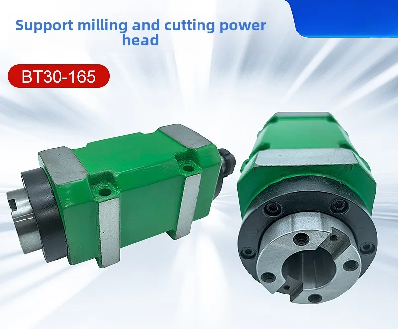BT30 milling power milling head 7:24 drive boring milling head machine tool spindle
BT30 milling power milling head 7:24 drive boring milling head machine tool spindle