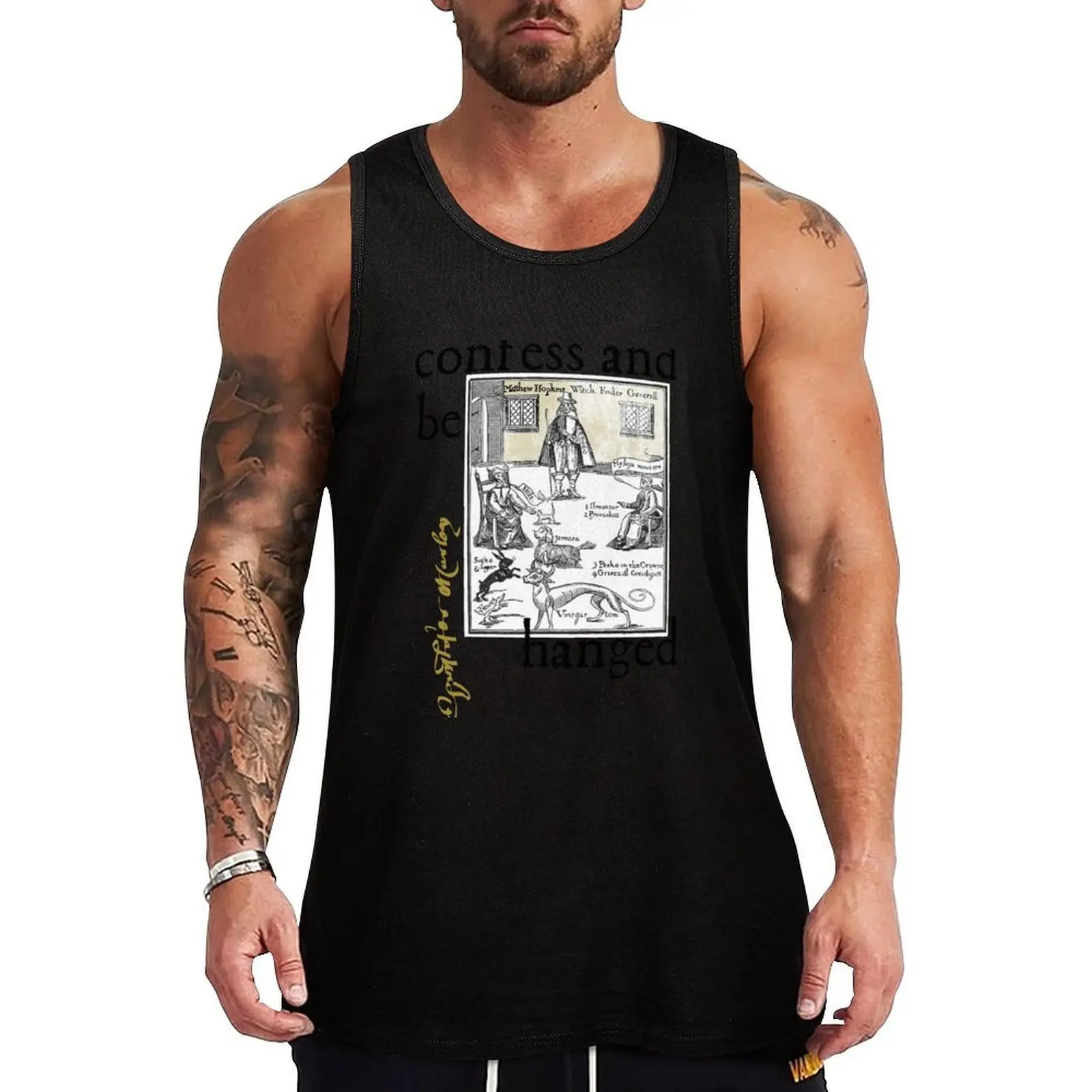 Confess and be Hanged - Christopher Marlowe Tank Top Lightweight Workout Tank Top Breathable Athletic Wear
Confess and be Hanged - Christopher Marlowe Tank Top Lightweight Workout Tank Top Breathable Athletic Wear
