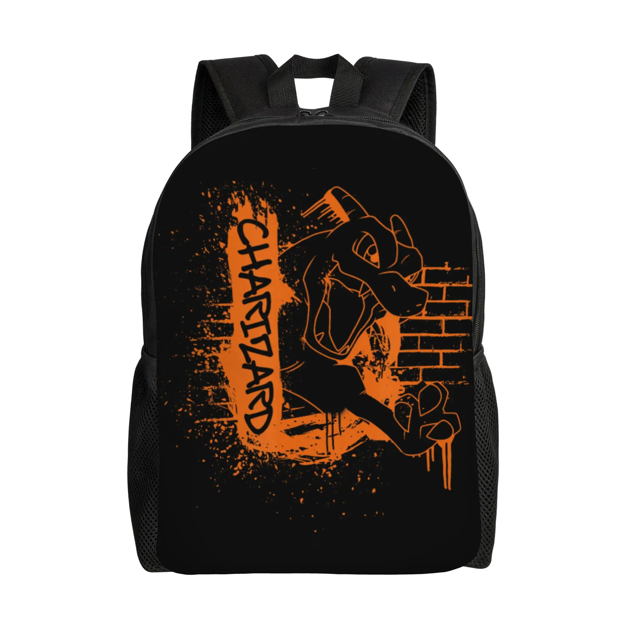 Pokemon College Bag Back to school season Charizard Orange Street Art Graffiti Logo Multi-Function Backpack
Pokemon College Bag Back to school season Charizard Orange Street Art Graffiti Logo Multi-Function Backpack