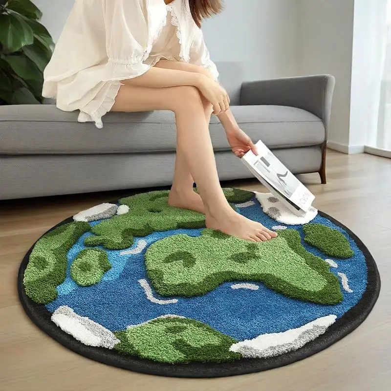 Креативный ковер с дизайном Earth Moon, мягкий флокированный коврик для детской спальни, противоскользящий утолщенный напольный коврик, коврики для домашнего декора для игр
Креативный ковер с дизайном Earth Moon, мягкий флокированный коврик для детской спальни, противоскользящий утолщенный напольный коврик, коврики для домашнего декора для игр
