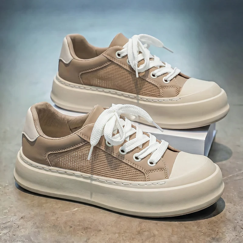 2026 New Women Casual Shoes Mesh Breathable Thick Sole Platform Sneakers Comfortable Low Top Lace Up Sports Footwear
2026 New Women Casual Shoes Mesh Breathable Thick Sole Platform Sneakers Comfortable Low Top Lace Up Sports Footwear