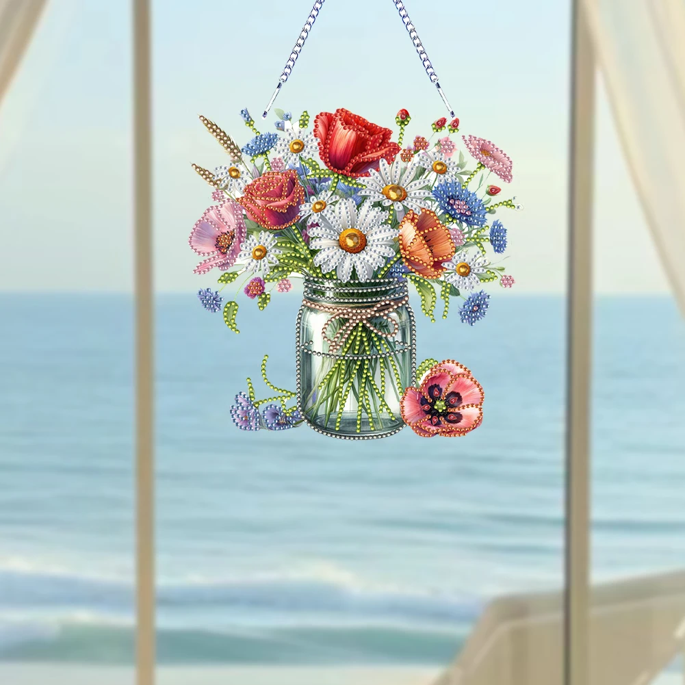 Acrylic Special Shape Bouquet 5D DIY Diamond Painting Dots Hanging Pendant
Acrylic Special Shape Bouquet 5D DIY Diamond Painting Dots Hanging Pendant