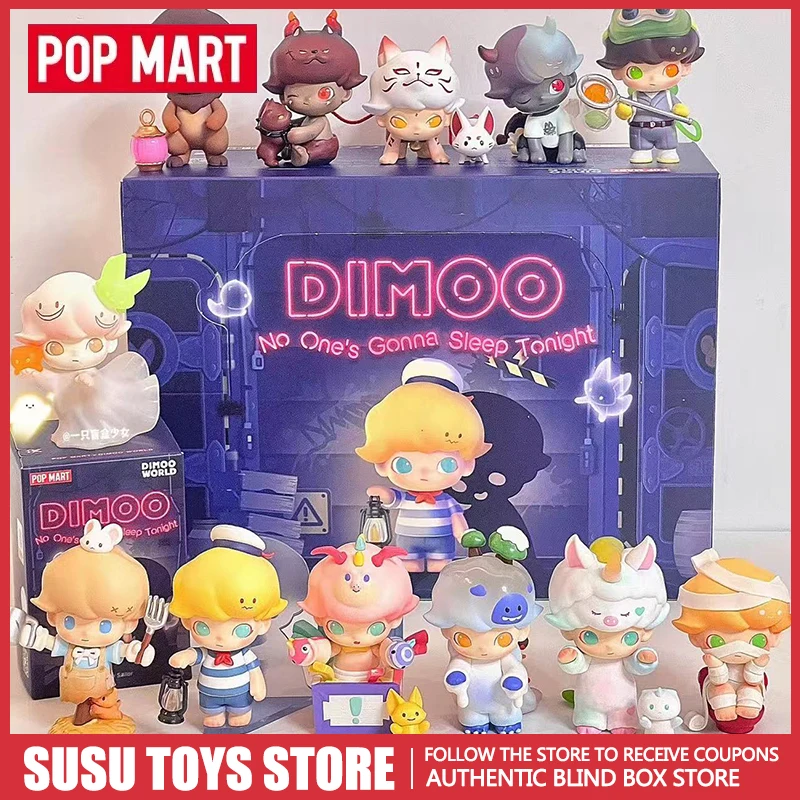 Genuine POP MART Dimoo No One's Gonna Sleep Tonight Series Blind Box | Cute Action Figure Mystery Box Toys Desktop Decoration Co
Genuine POP MART Dimoo No One's Gonna Sleep Tonight Series Blind Box | Cute Action Figure Mystery Box Toys Desktop Decoration Co