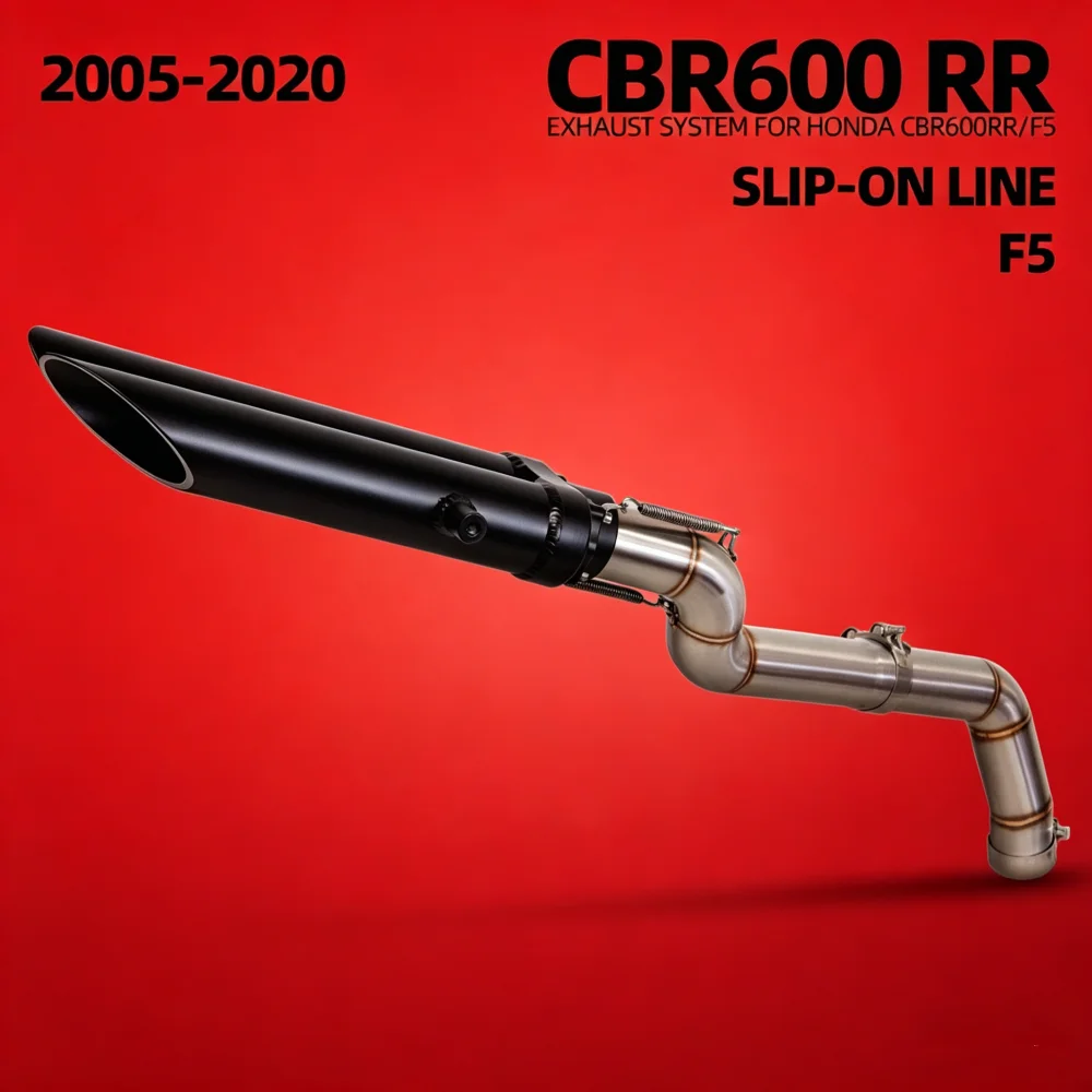 CBR600RR exhaust Slip on Line muffler For Honda CBR600RR F5 CBR600 RR 2005-2024 Motorcycle exhaust middle pipe racing tailpipe
CBR600RR exhaust Slip on Line muffler For Honda CBR600RR F5 CBR600 RR 2005-2024 Motorcycle exhaust middle pipe racing tailpipe