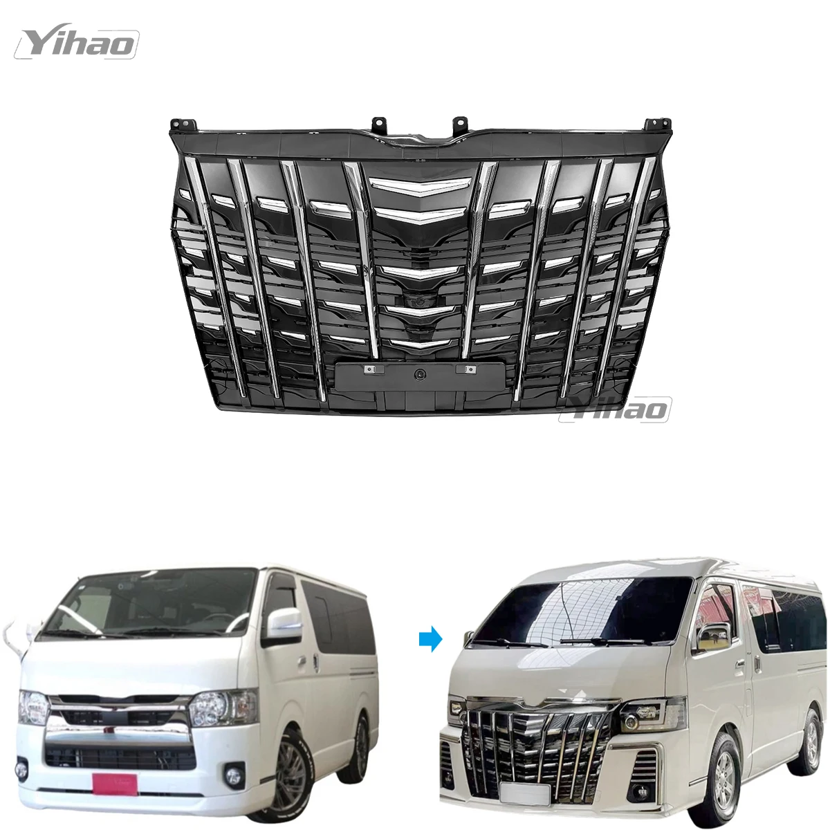 Direct Factory Price Plastic High Quality Upgraded Brand New Car Bumper Parts for Toyota Hiace TRH200 13-18
Direct Factory Price Plastic High Quality Upgraded Brand New Car Bumper Parts for Toyota Hiace TRH200 13-18