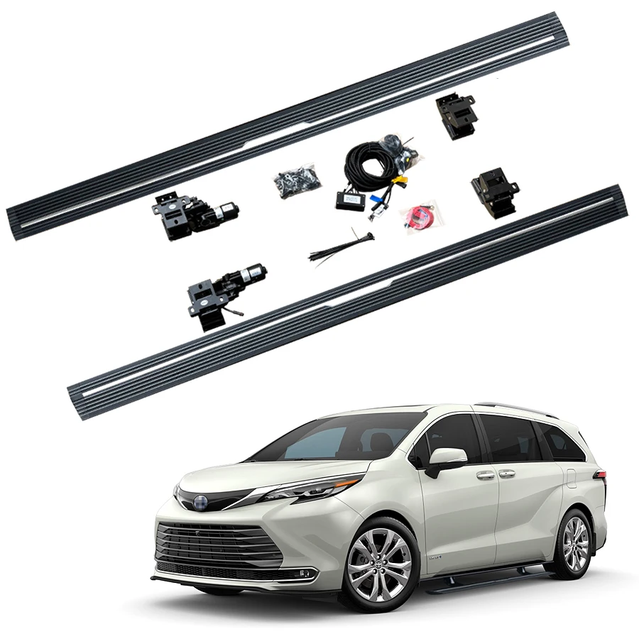 Safety Anti Pinch Waterproof Thickened Aluminum Automatic Electric Power Side Step Running Board for Sienna 2021+
Safety Anti Pinch Waterproof Thickened Aluminum Automatic Electric Power Side Step Running Board for Sienna 2021+