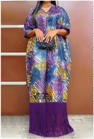 2025 African Dresses for Women Tassels African Fashion Boubou Dashiki Ankara Outfits Evening Gown Abayas Printing Kaftan Robe
2025 African Dresses for Women Tassels African Fashion Boubou Dashiki Ankara Outfits Evening Gown Abayas Printing Kaftan Robe