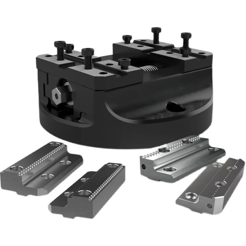 Self-centering four or five axis machining center concentric vice
Self-centering four or five axis machining center concentric vice