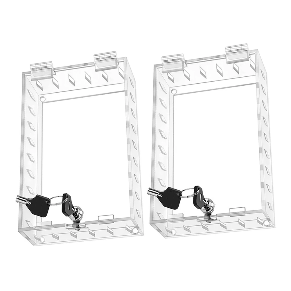 2pcs Thermostat Lock Box Universal Wall Mount Key Protector Durable Plastic Guard Cover for Home for Thermostat
2pcs Thermostat Lock Box Universal Wall Mount Key Protector Durable Plastic Guard Cover for Home for Thermostat