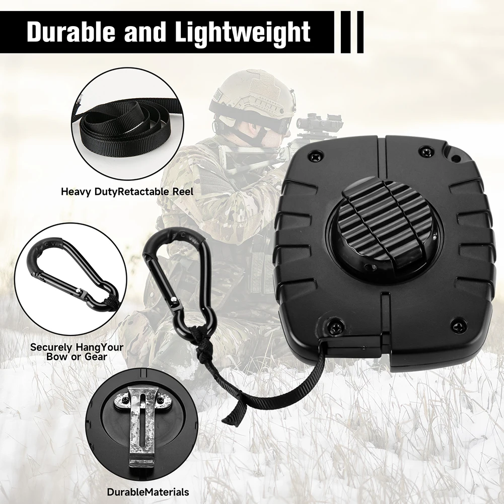 Retractable Bow Hoist Bow Hunting Accessory Hunting Season 10-Meter Rope Length Compact Size Compatible With Climbing Stands
Retractable Bow Hoist Bow Hunting Accessory Hunting Season 10-Meter Rope Length Compact Size Compatible With Climbing Stands