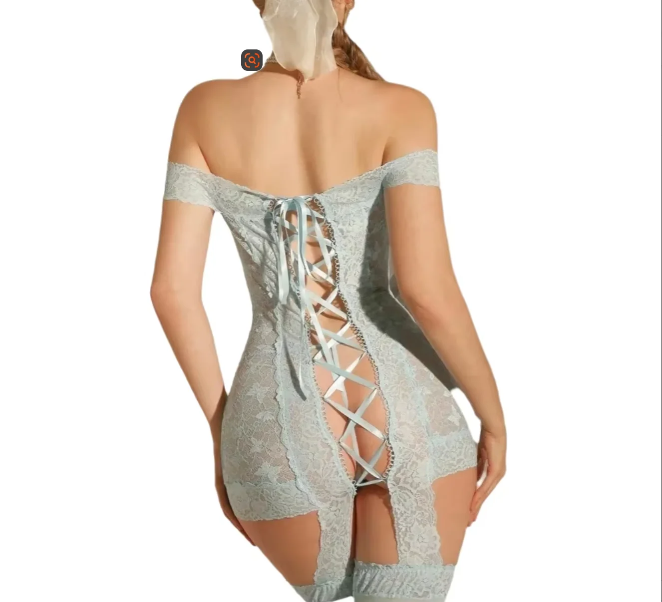 Sexy lingerie sets Lace Nightgown Tight-fitting Pencil skirt Strap Stockings Sheer dress Romantic date 18XXX Baby doll lingerie
Sexy lingerie sets Lace Nightgown Tight-fitting Pencil skirt Strap Stockings Sheer dress Romantic date 18XXX Baby doll lingerie