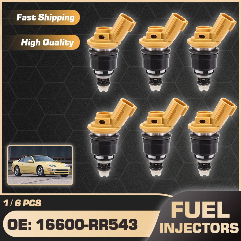 6 Cylinders For Nissan 300ZX Z32 Nissan Fairlady Z 1990 1991 1992 1993 1994 Car Engine Fuel Injectors Nozzle 16600-RR543 FJ942
6 Cylinders For Nissan 300ZX Z32 Nissan Fairlady Z 1990 1991 1992 1993 1994 Car Engine Fuel Injectors Nozzle 16600-RR543 FJ942