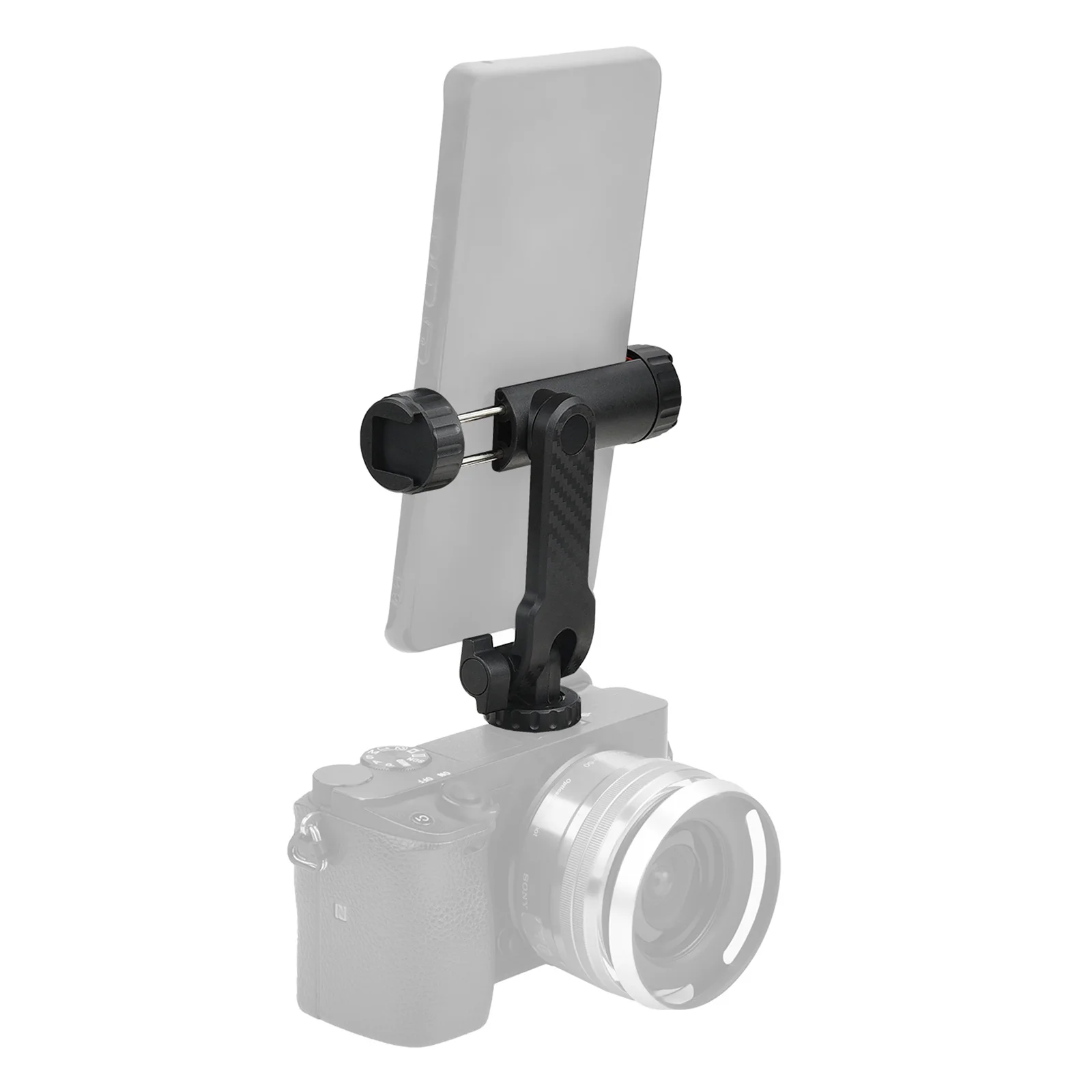 Tripod Phone Mount with 1/4In Threaded Holes Adjustable Cell Phone Clamp Horizontal/Vertical Switching Smartphone Holder Adapter
Tripod Phone Mount with 1/4In Threaded Holes Adjustable Cell Phone Clamp Horizontal/Vertical Switching Smartphone Holder Adapter