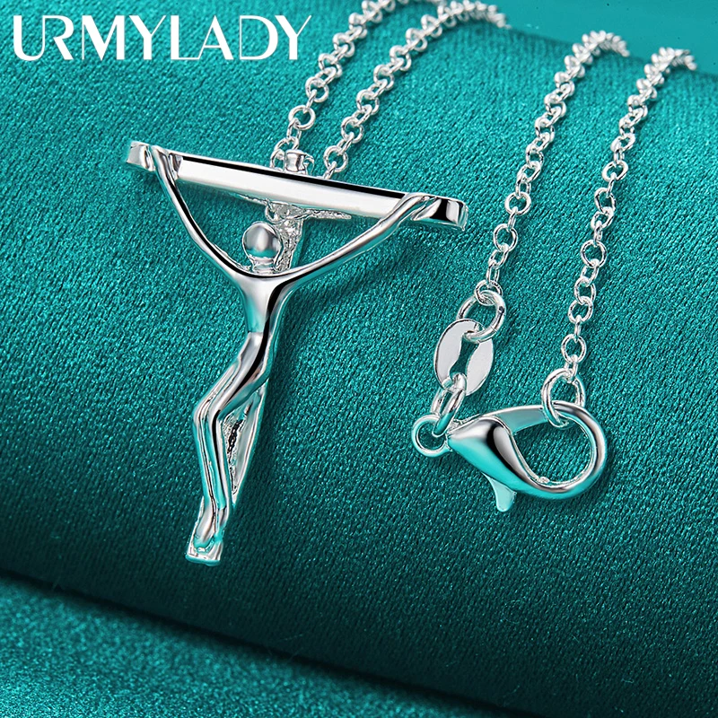 URMYLADY 925 Sterling Silver Roman Cross 16/18/20/22/24/26/28/30 Inch Pendant Necklace For Women Wedding Party Fashion Jewelry
URMYLADY 925 Sterling Silver Roman Cross 16/18/20/22/24/26/28/30 Inch Pendant Necklace For Women Wedding Party Fashion Jewelry