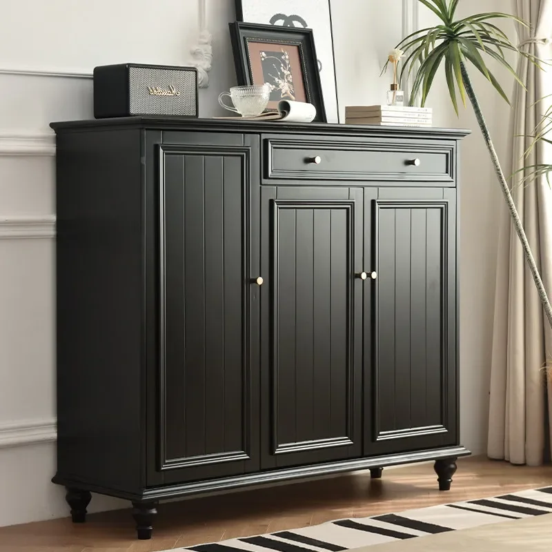 Black Design Shoe Cabinet Minimalist Quality Entryway Wooden Shoe Cabinet Storage Space Saving Zapatera Furniture For Home
Black Design Shoe Cabinet Minimalist Quality Entryway Wooden Shoe Cabinet Storage Space Saving Zapatera Furniture For Home