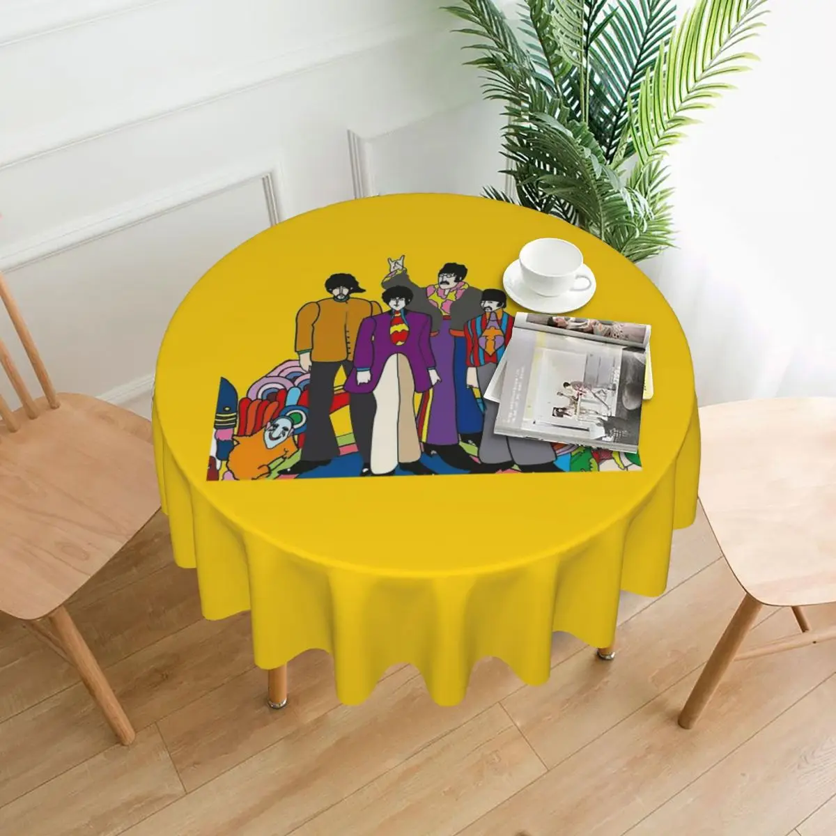 Yellow Submarine Waterproof Round Tablecloth Oilproof Table Cloth for Kitchen Events Dining Table Cover 60 inches
Yellow Submarine Waterproof Round Tablecloth Oilproof Table Cloth for Kitchen Events Dining Table Cover 60 inches