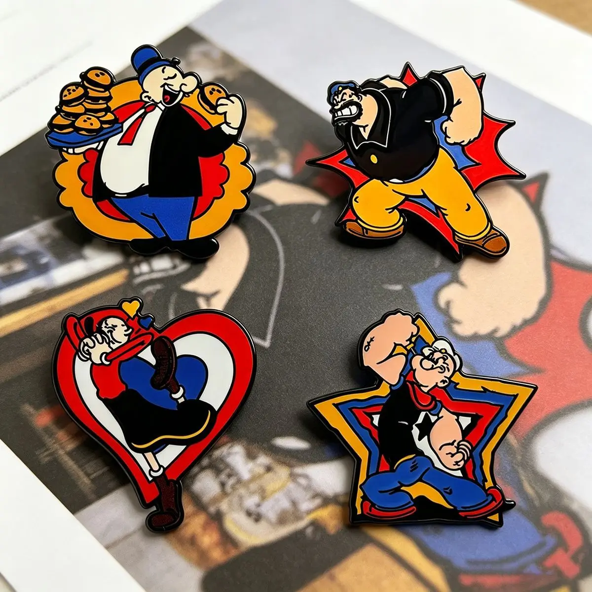 4pcs Enamel Pins Sailor Cartoon Girls Brooches Badges for Backpacks Jackets Hats Retro Collection Gifts Cosplay Accessories
4pcs Enamel Pins Sailor Cartoon Girls Brooches Badges for Backpacks Jackets Hats Retro Collection Gifts Cosplay Accessories