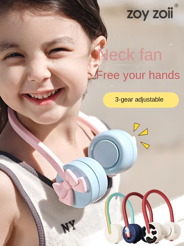 New children's leafless hanging neck fan long battery life portable outdoor rechargeable usb portable.
New children's leafless hanging neck fan long battery life portable outdoor rechargeable usb portable.