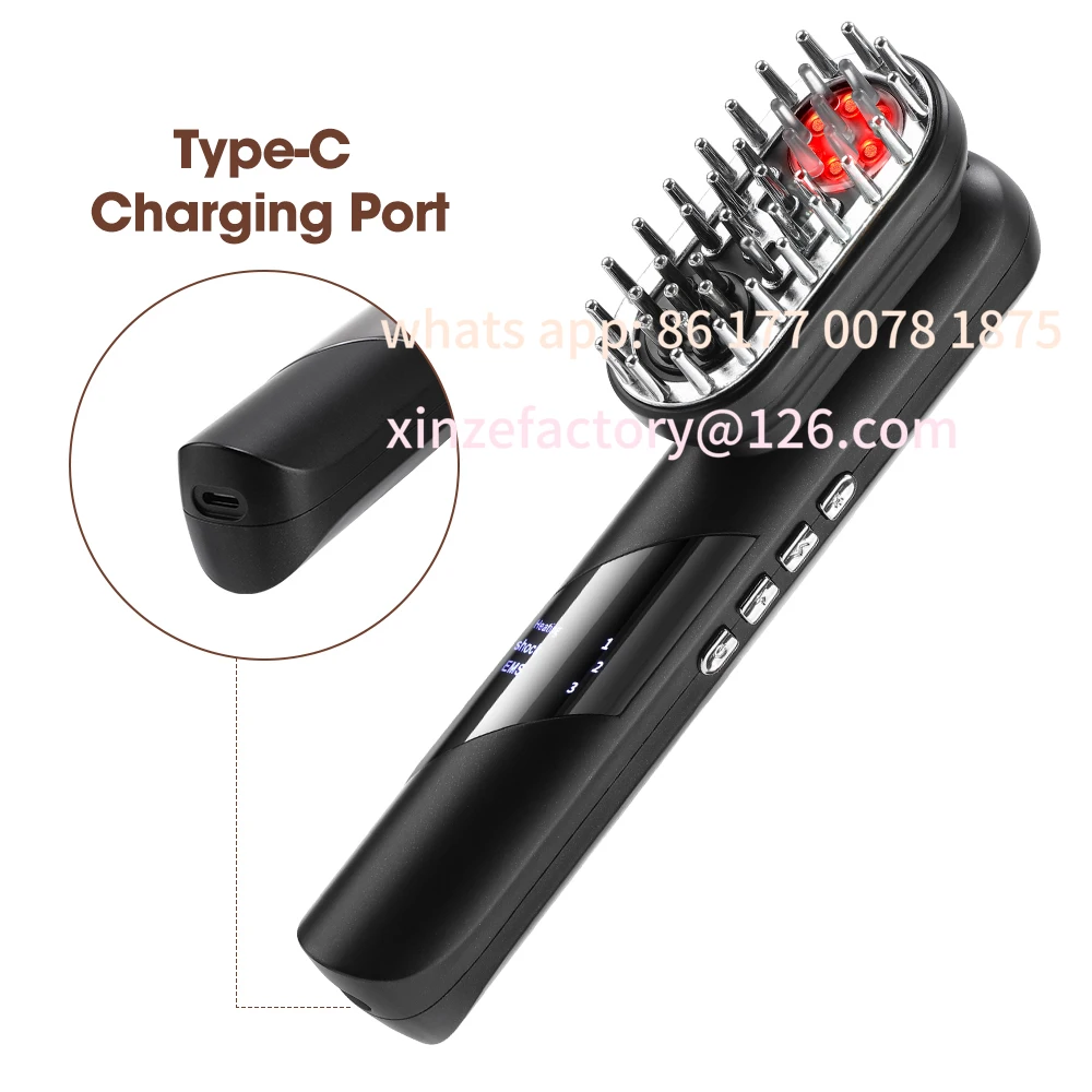 Customizable Vibration Massage Comb Anti Hair Loss 4 in 1 Beauty Device Skin Lifting & Firming Portable Scalp
Customizable Vibration Massage Comb Anti Hair Loss 4 in 1 Beauty Device Skin Lifting & Firming Portable Scalp