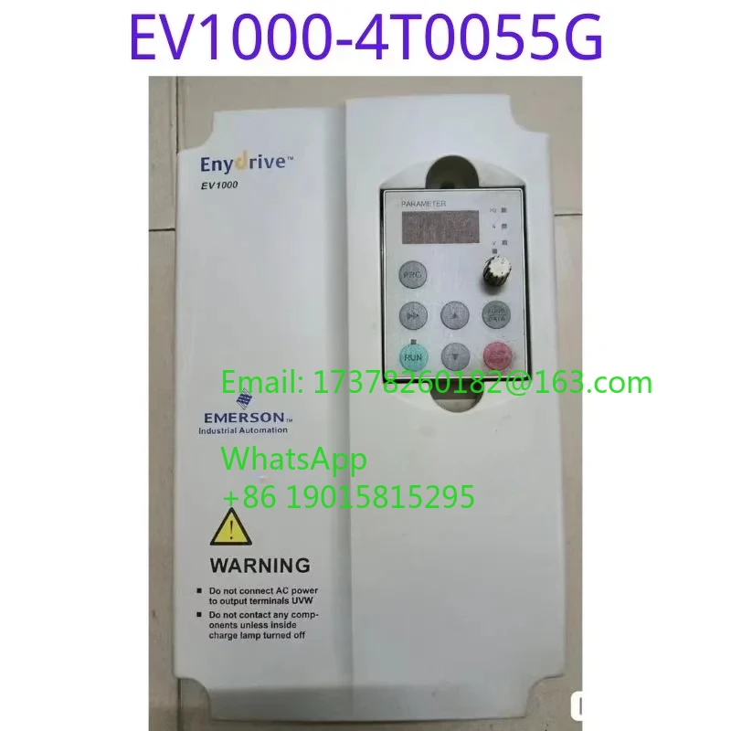 Преобразователь частоты б/у EV1000-4T0055G 5,5 кВт 380 В, функциональный тест ОК
Преобразователь частоты б/у EV1000-4T0055G 5,5 кВт 380 В, функциональный тест ОК