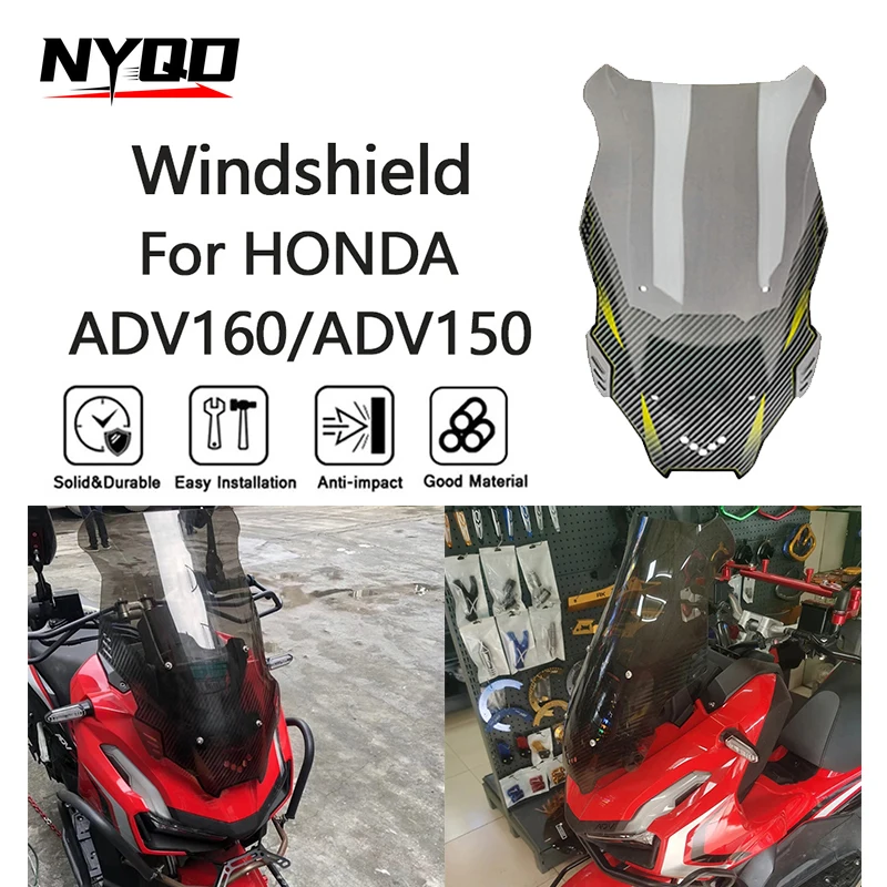 Motorcycle Windscreen Windshield for HONDA ADV 150 2019-2021 /ADV 160 2022-2023 Wind Screen Board Deflector Glass Accessories
Motorcycle Windscreen Windshield for HONDA ADV 150 2019-2021 /ADV 160 2022-2023 Wind Screen Board Deflector Glass Accessories