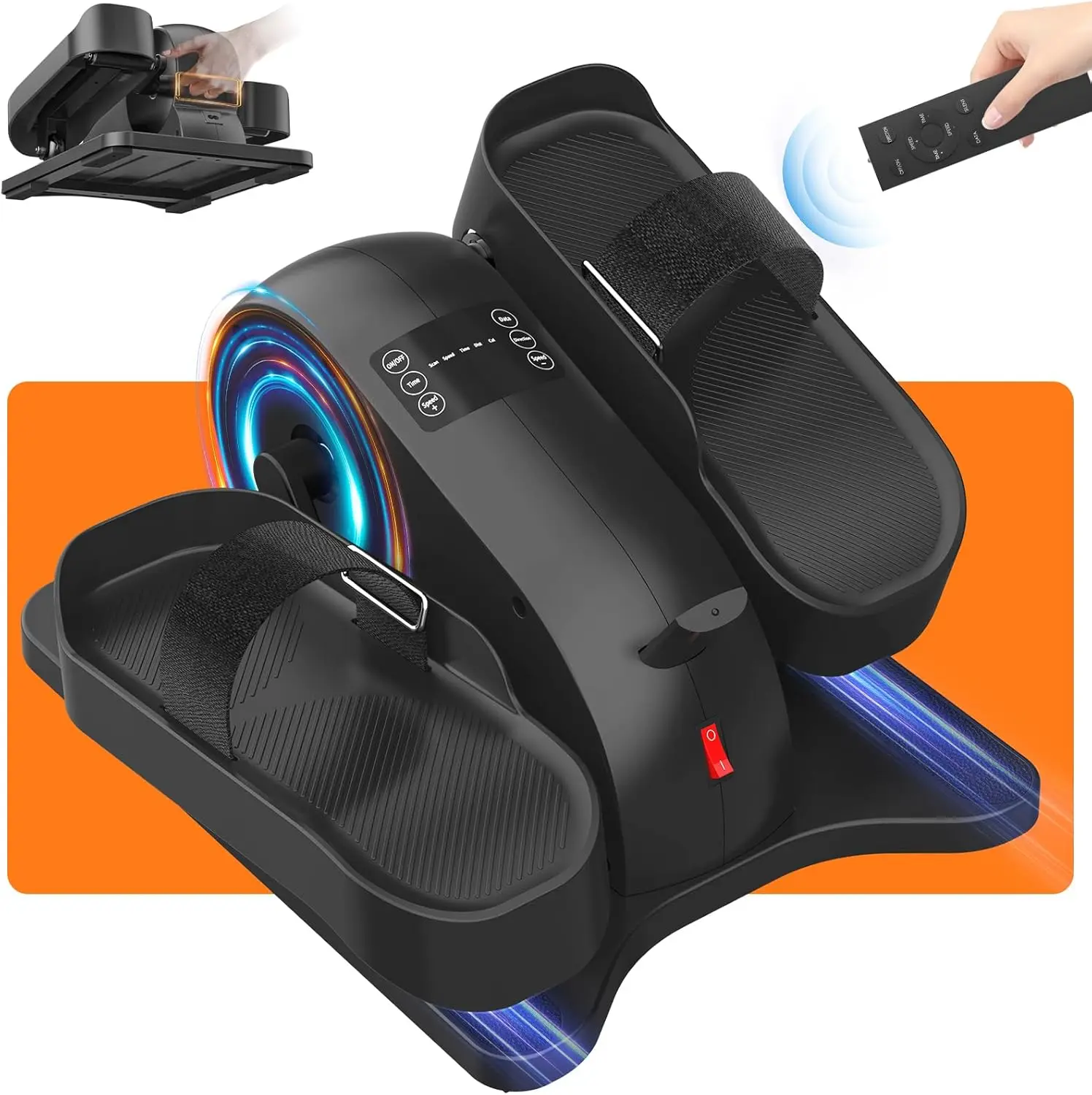 Under Desk Elliptical Machine for Seniors - Mini Leg Exerciser with Remote, Quiet Electric Seated Foot Pedal for Home Office
Under Desk Elliptical Machine for Seniors - Mini Leg Exerciser with Remote, Quiet Electric Seated Foot Pedal for Home Office