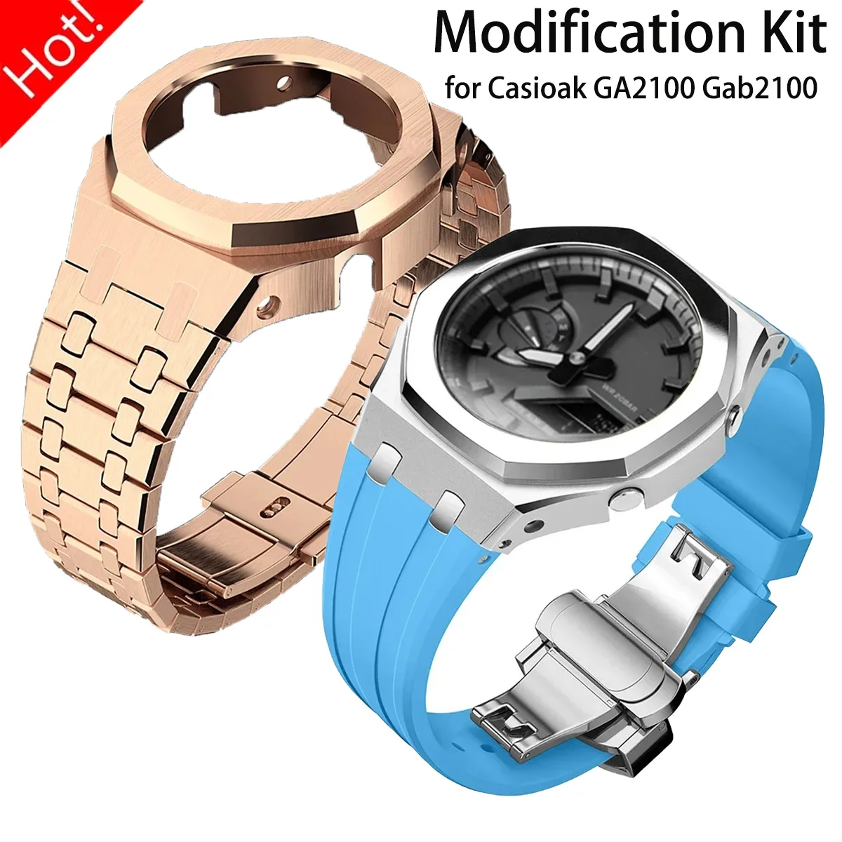 Gen4 Mod Kit for Casioak GA2100 Gab2100 316L Stainless Steel Modification Frame Metal Case for GA2110 Luxury Watch Accessories
Gen4 Mod Kit for Casioak GA2100 Gab2100 316L Stainless Steel Modification Frame Metal Case for GA2110 Luxury Watch Accessories