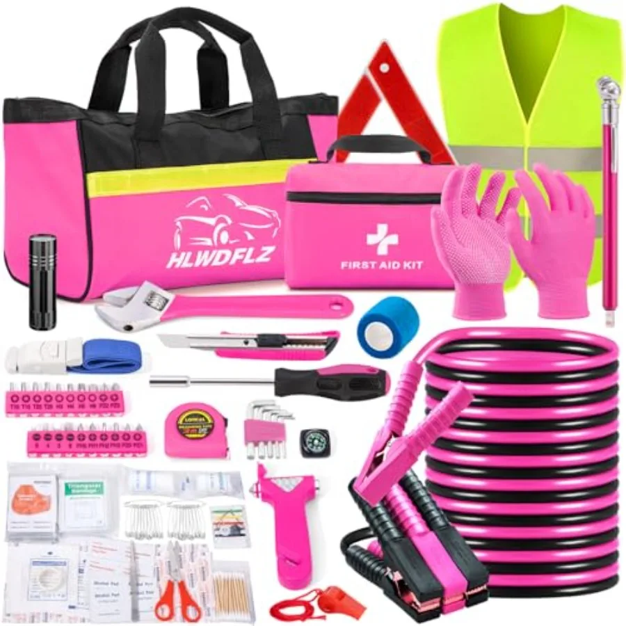 Car Roadside Safety Kit - 129pcs Winter Emergency Road Side Assistance Kits Auto Essential Kit for Men Women Teen
Car Roadside Safety Kit - 129pcs Winter Emergency Road Side Assistance Kits Auto Essential Kit for Men Women Teen