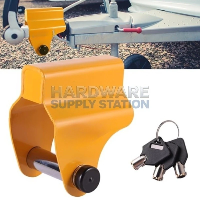 RV Supplies Orange Anti-Theft Trailer Lock, Zinc Alloy Material, Suitable for Semi-Trailers, Bolt-Type Anti-Theft Lock
RV Supplies Orange Anti-Theft Trailer Lock, Zinc Alloy Material, Suitable for Semi-Trailers, Bolt-Type Anti-Theft Lock